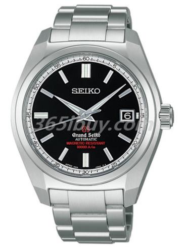 精工男表Grand Seiko系列精钢/黑色表盘SBGR079