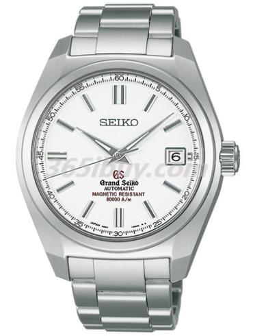 精工男表Grand Seiko系列精钢/黑色表盘SBGR077