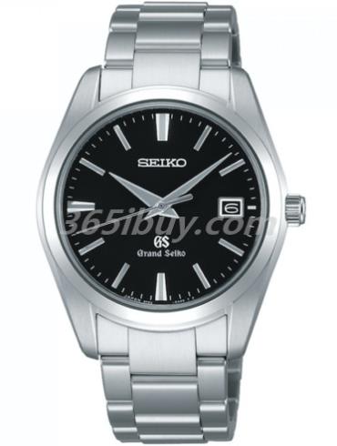 精工男表Grand Seiko系列精钢/黑色表盘SBGX061G