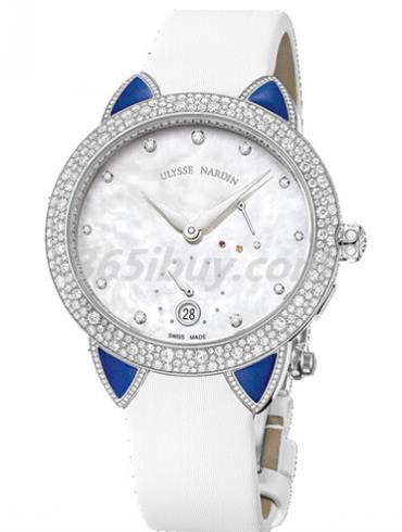 雅典女表复杂功能机械腕表系列缎面/白色珍珠母贝表盘3100-125BCLL_991