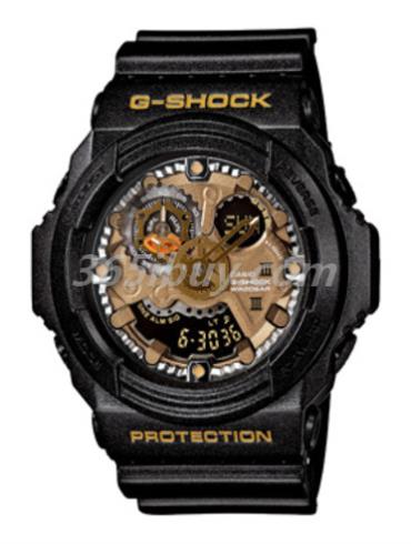 卡西欧男表G-SHOCK系列/表盘GA-300A-1A