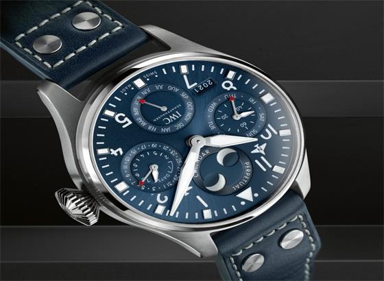 IWC Big Pilot's Watch Perpetual Calendar 蓝色表盘